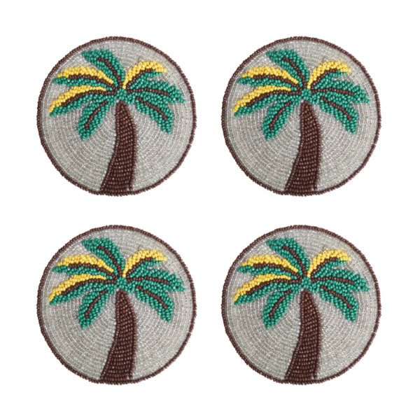 Plam Tree Coasters (Set of 4/6) - Image 2
