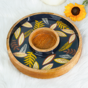 Chip & Dip Platter-Midnight Blue