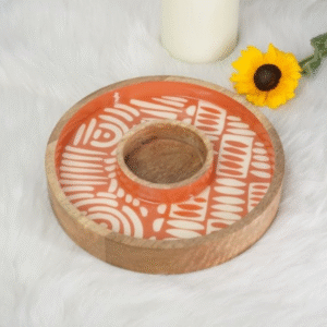 Chip & Dip Platter-Orange Print