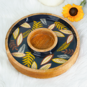 Chip & Dip Platter-Midnight Blue