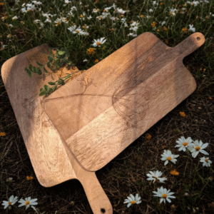 Flower Engraved Serving Board
