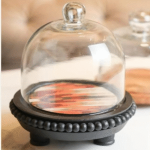 Black Beaded Cloche