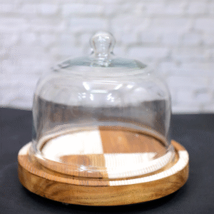 Beige & Brown Cloche