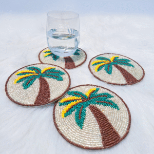 Plam Tree Coasters (Set of 4/6)