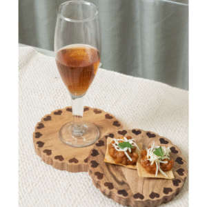 Mini Heart Platters (Set of 2)